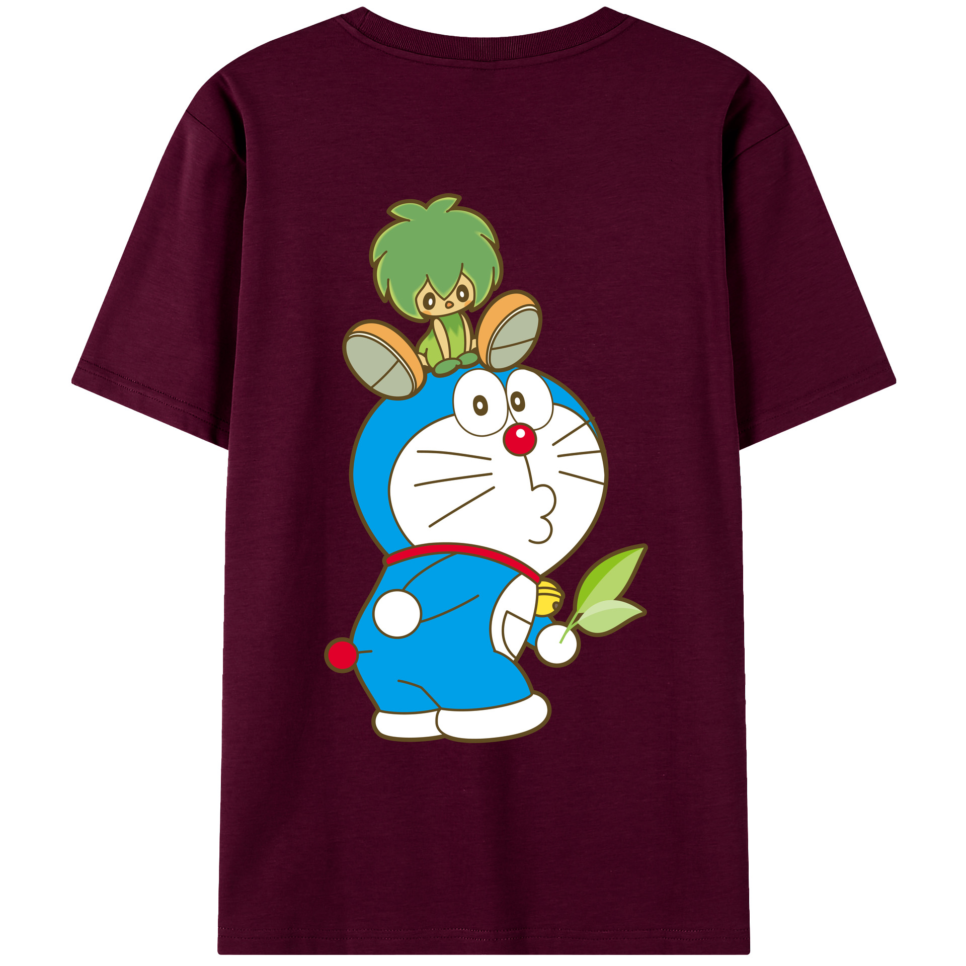 （画像用） ドラえもん Doraemon レディース半袖Tシャツ(バックプリント)